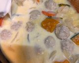 鶏団子とかぼちゃのシチュー作り方11写真