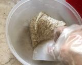 自家製天然酵母のライ麦　　　　田舎パン作り方2写真