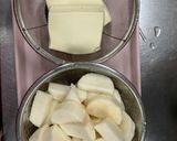 【保育園おやつ】長いものマヨコーンピザ作り方1写真