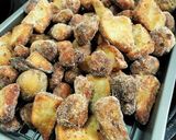 農家の食卓〜里芋(大野芋)の皮ごと唐揚げ作り方10写真
