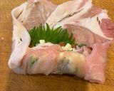 豚肉の大葉チーズ梅ロールカツ❣️作り方5写真
