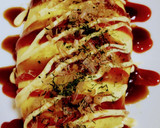 焼きそばを玉子焼きで包んでみた♪オムそば作り方7写真