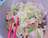 ＊キャベツと西京味噌󠄀漬け豚肉の炒め物＊作り方4写真