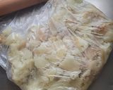 鰯缶deレンチン簡単ベイクドポテトサラダ作り方1写真