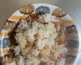 レンジ中華風クリーム餃子味オムライス弁当作り方7写真