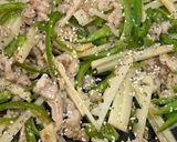 豚肉の青椒肉絲作り方7写真