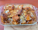 【簡単主食】パスタソースでパングラタン作り方5写真