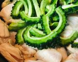 鶏肉のコチジャン＆マヨネーズチャンプルー作り方1写真