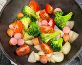 冷凍野菜で⭐︎スパニッシュ風オムレツ作り方5写真