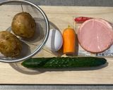 ポテトサラダの卵まだゆでてるの？作り方1写真