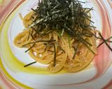 【簡単】本格的！おいしいめんたいパスタ作り方7写真
