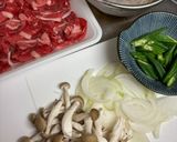 牛肉とこんにゃくとしめじの炒め煮♪作り方2写真