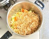干しエビのビスクスープ🦐圧力鍋使用作り方3写真