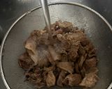 圧力鍋でトロトロ牛すじ煮込み（どて煮）作り方4写真