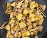 じゃがいもと舞茸のジャーマンポテト風作り方4写真