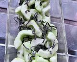 今日の漬物！簡単白瓜と塩昆布の浅漬け作り方5写真