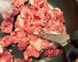 豚こまとゴボウの味噌ダレつくね作り方2写真