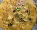 生しらすとキャベツの出汁入りお好み焼き作り方3写真