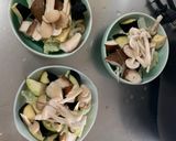根菜茄子白菜コク旨ウスター味温野菜サラダ作り方14写真