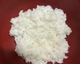 ★加熱不要★胡麻油風味の茗荷しらす丼作り方1写真