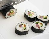 簡単！海鮮太巻き寿司　【恵方巻OK】作り方25写真