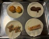 餃子の皮で！サクサク濃厚☆ミルフィーユ風作り方1写真