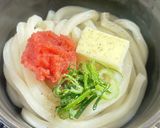 明太バター醬油うどん作り方3写真