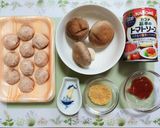 簡単昼食今夜の夕飯椎茸ミートボールパスタ作り方1写真