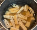 可愛い💕簡単すぎる豆腐とお麩のお味噌汁作り方3写真