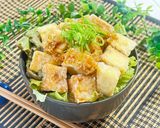 絶品ネギダレ！厚揚げの油淋鶏＆油淋鶏丼作り方7写真