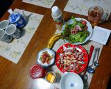 母の日にも✨薔薇のハムのサラダ✨☺⛄☕作り方57写真