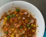 全てレンジ中華風親子丼味オムライス弁当作り方6写真