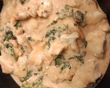 柔らか鶏むねのクリームチキン（マリーミーチキン）作り方7写真