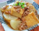 厚揚げ大根のそぼろ中華煮作り方7写真