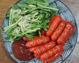 赤ウィンナー炒め作り方4写真