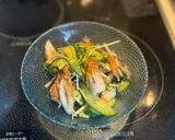 胡瓜･竹輪･茗荷と水菜の梅肉味ポン和え作り方7写真