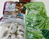 冷凍エビと冷凍ムール貝のトマト煮込み作り方1写真
