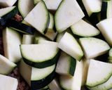 ズッキーニと豚ひき肉のとろみ醤油炒め作り方3写真