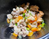 無添加☆焼鳥風味の炊き込みご飯作り方3写真
