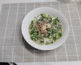 オクラとモロヘイヤのトロロ丼作り方6写真