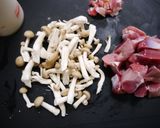 簡単たんぱく質補給！砂肝のクリーム煮作り方1写真