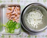 子供が喜ぶ！簡単昼食夕飯レンジでナポリタンうどん作り方1写真