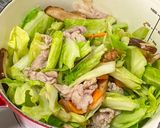 豚肉と春キャベツの中華風豆乳スープ作り方3写真