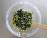 空心菜とツナの中華風豆腐サラダ。作り方4写真