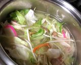 野菜たっぷり中華風スープ作り方6写真