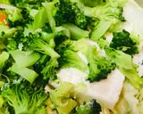 米粉お好み焼き●チー玉豚ブロ焼き作り方1写真