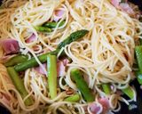 アスパラベーコンのペペロンチーノ作り方4写真