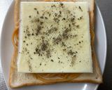 パスタのピザトースト風！作り方4写真