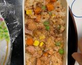 レンジ中華風クリーム餃子味オムライス弁当作り方8写真