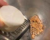 ごま油香る 冷製おろし納豆スパ作り方1写真